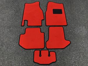 # бесплатная доставка # Suzuki Jimny JA11/12 AT для красный одноцветный коврик на пол автомобильный коврик Япония производство новый товар уличный ( год :H3 год 6 месяц ~H7 год 11 месяц )