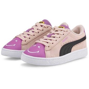  Puma смайлик world сотрудничество замша pre school 20cm US2C розовый Suede SMILEYWORLD PS Smile Nico Chan 