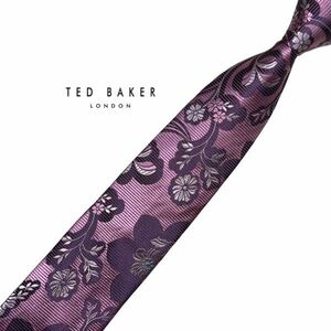 TED BAKER ネクタイ 総柄 USED テッドベイカー ネコポス可 中古 t450