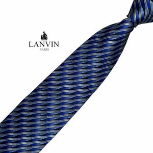 LANVIN ネクタイ パターン柄 USED ランバン ネコポス可 中古 t465