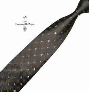 Ermenegildo Zegna ネクタイ パターン柄 USED エルメネジルドゼニア ネコポス可 中古 t471