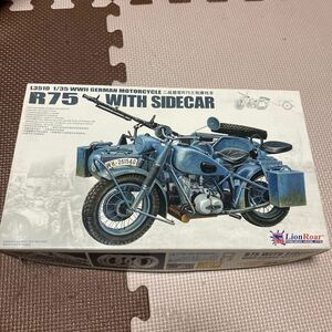 ライオンロアWWII ドイツ軍 軍用 オートバイ BMW R75 サイドカー （1/35スケール GreatWallHobby プラキット L3510）未組立 