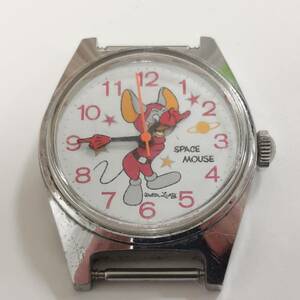 シチズン 2520 4-200012KA キャラ スペースマウス 手巻き 腕時計 中古 ヘッドのみ 現状品◆19032