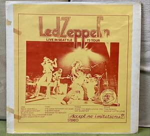 【ブート２枚組LP】LED ZEPPELIN - LIVE IN SEATTLE 73 TOUR 2LP コレクターズ盤 レッド・ツェッペリン