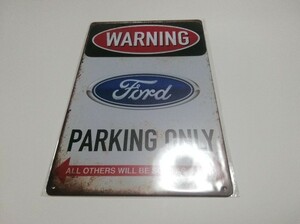  Ford металлический табличка warning парковка 