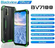 Blackview BV7100　black 6 128GB 13000mAh 大容量バッテリー　日本語対応　googleplay対応　タフネススマホ_画像2