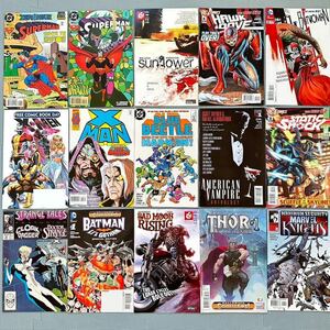アメコミ MARVEL & DC comics 15冊セットまとめ マーベルコミック スーパーマン バットマン