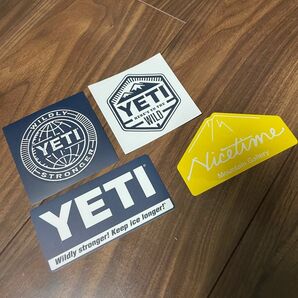 YETI イエティ ステッカー3種 おまけ1