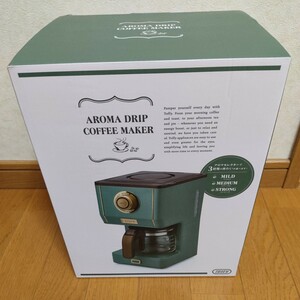 ★送料込!!新品未開封★Toffy アロマドリップコーヒーメーカー K-CM5-SG （SLATE GREEN）