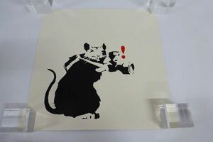 希少 WCP Banksy バンクシー PAPARAZZI RAT リプロダクション シルクスクリーン プリント 現代アート 限定品