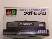 【新品】 SEGA メガモデム メガドライブ専用 HAA-2951 SEGA MEGA MODEM_画像3