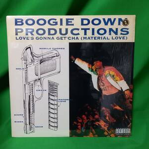 12' レコード Boogie Down Productions - Love's Gonna Get'cha (Material Love)