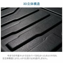 【3Dラゲッジマット/車種専用設計】★DAIHATSU ムーヴキャンバス LA850S/LA860S (R4/7～) ★トランクマット (HN07D4802）_画像7