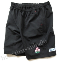 メンズ L◆未使用 カンタベリー ラグビー セブンズ日本代表モデル プラクティス ハーフパンツ 黒 R20010SW JAPAN PRACTICE LONG PANTS _画像6