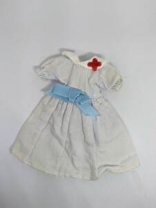 リカちゃん ワンピース 赤十字 着せ替え人形 人形 服 衣装 洋服 水色 TAKARA タカラ レトロ