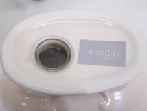 輸入雑貨 新品◆CROSCILL◆陶器 花柄 ソープディスペンサー ソープボトル+歯ブラシスタンド 歯ブラシ立て 2点セット_画像5