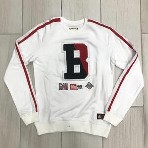 新作 【2XL】 ブラックピラミッド BLAST OFF スウェット トレーナー 白 ホワイト BIG B パッチ付 クリスブラウン 正規品 HIPHOP 日本未入荷