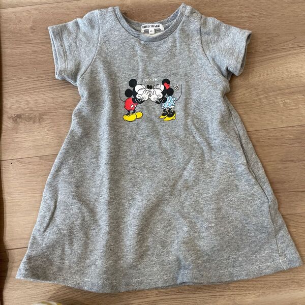 半袖ワンピース ディズニー ミッキー ミニー