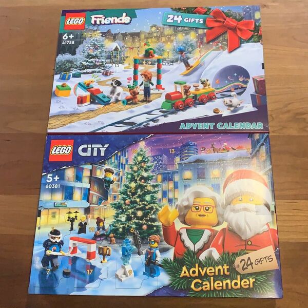 【新品未開封】LEGO アドベントカレンダー　 レゴフレンズ　レゴシティ　2個セット