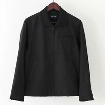 フレッドペリー メンズ ジャケット リブカラー ジャージ スポーティー Fred Perry ブラック_画像1