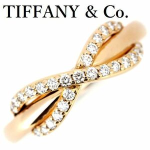 Tiffany Infinity Diamond Ring K18pg № 10