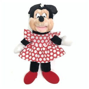 ぬいぐるみ ミニーマウス オールド ディズニー ビンテージ アンティーク Minnie Mouse Disney おもちゃ コレクション レトロ TOY D-283