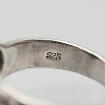 E924 GAGY ガギ ブルーストーン 925刻印 リング デザイン シルバー 指輪 11号_画像6