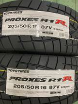 ☆【2023年製】ＴＯＹＯ【205/50R16】トーヨー プロクセス Ｒ１Ｒ 205/50-16 PROXES 2本価格 2本送料税込み￥24000～ 夏用_画像2