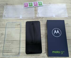 □MOTOROLA moto G32 サテンシルバー モトローラ 国内版 SIMフリー XT2235-3 MC3DB フィルム2枚