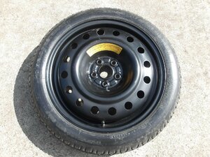 K784 ほぼ未使用 T 135/70D17 1本 スペアタイヤ 135/70-17 135-70-17 BRIDGESTONE TRACOMPA-2 17インチ鉄ホイール