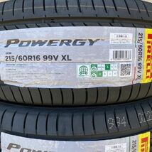 即納 最短翌日スピード発送 処分価格 2023年製 新品 ピレリ POWERGY パワジー 215/60R16 4本 215/60-16 個人宅OK 正規輸入品 送料無料_画像2