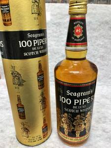 未開栓　スコッチウイスキー シーグラム Seagram’ｓ 100 PIPERS 750ml 43％ 