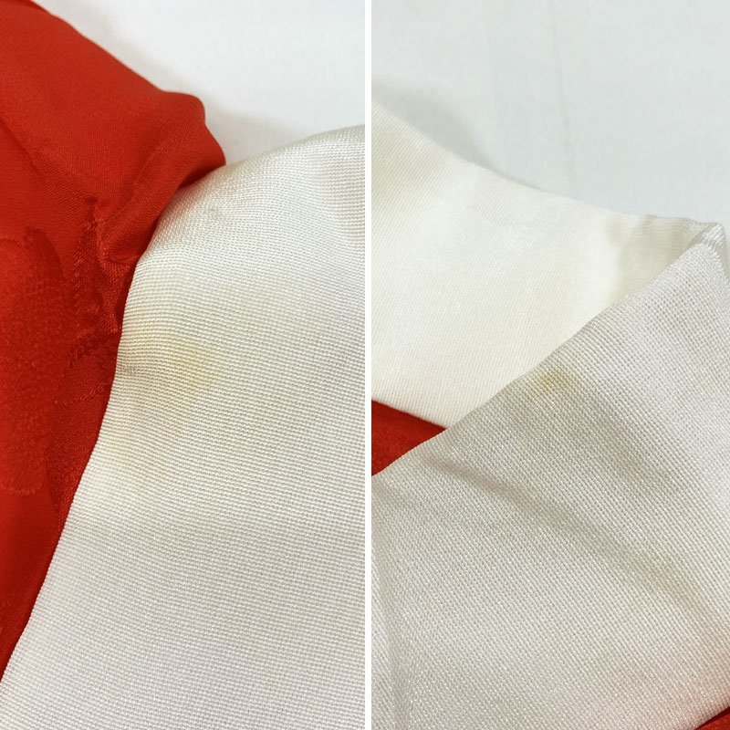 ◆振袖用長襦袢 赤 /裄67袖丈105/◆美品 310u25 ◆振袖用長襦袢 赤 /裄67袖丈105/◆美品 310u25