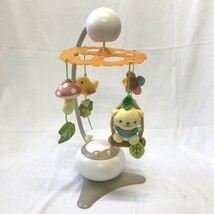 美品 Combi コンビ メロディいっぱい みまもりセンサーメリー おもちゃ 赤ちゃん ベッド 床置き OK 堂Y1023-4_画像1