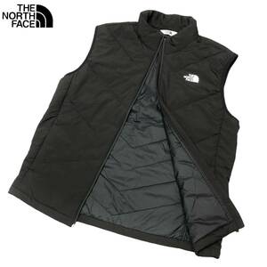 美品 正規品 THE NORTH FACE ノースフェイス NV3NM50J SPIRIT V VEST ナイロン スピリット Vベスト ジレ ロゴ XL ブラック メンズ