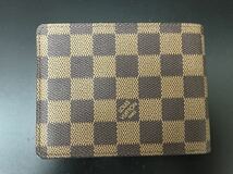 3827 LOUIS VUITTON ルイヴィトン ダミエ 長財布 ポルトフォイユブロン ポルト ジッピーウォレット 二つ折り財布_画像1