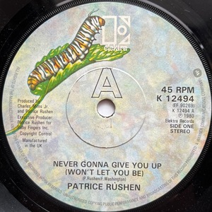 【試聴 7inch】Patrice Rushen / Never Gonna Give You Up (Won't Let You Be) 7インチ 45 muro koco フリーソウル SWV