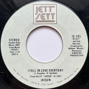 【試聴 7inch】Jaisun / I Fall In Love Everyday 7インチ 45 muro koco フリーソウル サバービア David Foster Jaye P. Morgan