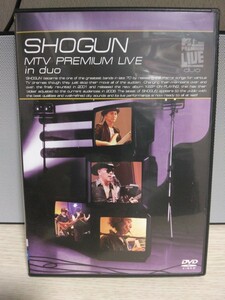 ☆SHOGUN☆MTV PREMIUM LIVE IN duo【ライヴDVD】必聴 美品