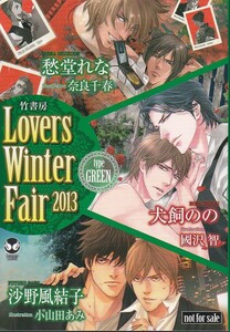 非売品小冊子3冊セット　Lovers Winter Fair2013 typeGREEN,BLUE,PURPLE