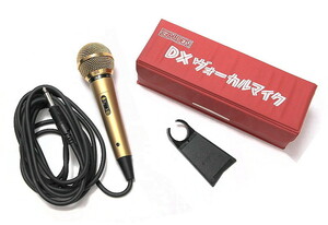 GOLDEN DX ヴォーカルマイク・UD-238・カラオケ用マイク・日本製・中古良品