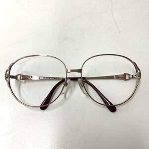 VINTAGE Yves saint Laurent Paris 31-1687 メガネフレーム 眼鏡 メガネ ラメ入り 希少 イヴサンローラン【レターパックプラス郵送可】#27