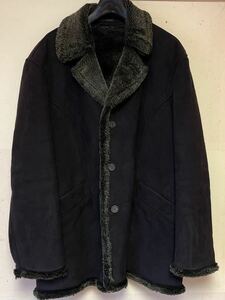 ★希少　Mメンズティノラス MEN'S TENORAS ファーコート ムートン ボア ◎ブラック　黒　 秋冬★