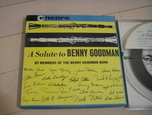 ★ A Salute to BENNY GOODMAN ★ ベニー・グッドマン楽団員 ★ 4トラック 7号オープンリールテープ ★ ENCORE_画像3