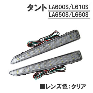 LEDリフレクター/ クリアレンズ / タント ・ タントカスタム LA600 LA610 LA650 LA660 / 左右2個セット / ダイハツ / 互換品