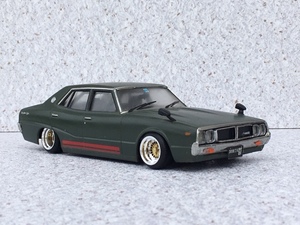 ジャンク＆部品取り！1/24　スカイラインケンメリ四枚　ヨンメリ　完成品　旧車　街道レーサー　グラチャン　シャコタン　改　フォーカス