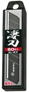 ゆうパケ可 タジマ 替刃大 凄刃黒50枚入(L型) CBL-SK50 電設用 TJMデザイン TAJIMA 019400 。