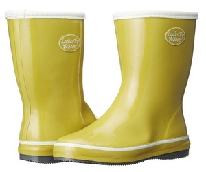  free shipping . many rain boots 23.5cm LR-020 MTD mustard lady's boots KITAkita