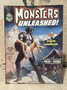 ☆1970年代/マーベル/ホラーコミックマガジン/即決ビンテージUSA/モンスター/Monsters Unleashed!(1973/#2) BK-162
