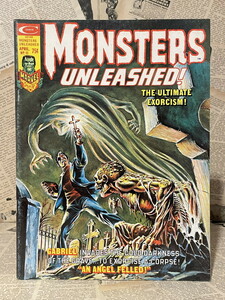 ☆1970年代/マーベル/ホラーコミックマガジン/即決ビンテージUSA/モンスター/Monsters Unleashed!(1975/#11) BK-163